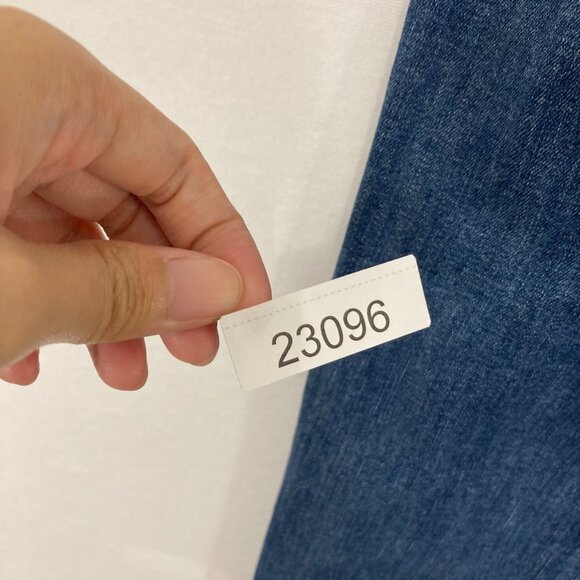 Lane Bryant size 18 Blue Medium Wash Light Distressed Boyfriend Jeans - Picture 10 of 10